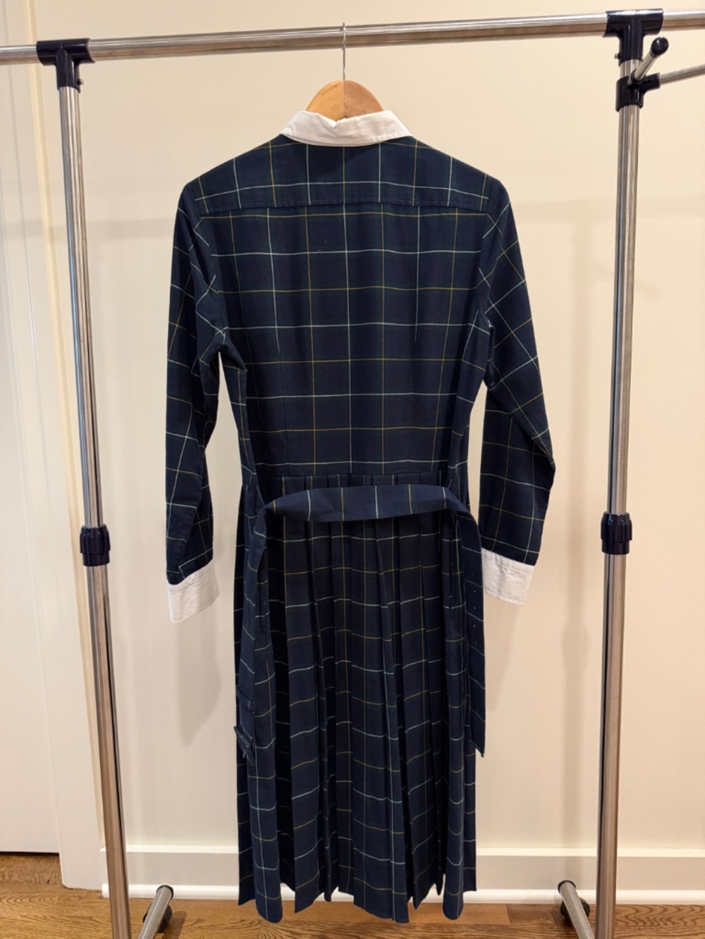 Ralph Lauren Tartan Collared Flannel Dress(Size 10) - Picture 3 of 5